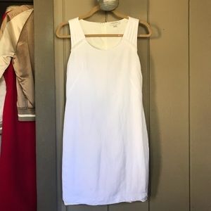 Banana Republic White Linen Sheath Dress